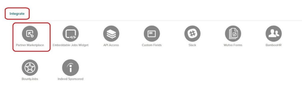 click on Partner Marketplace