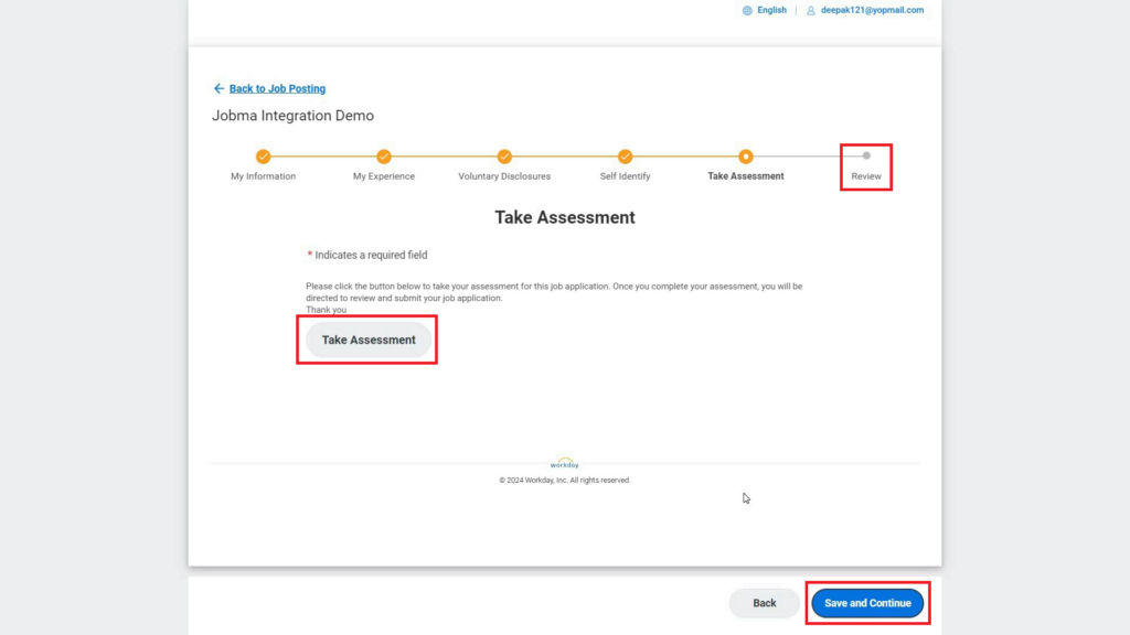 Take Assessment