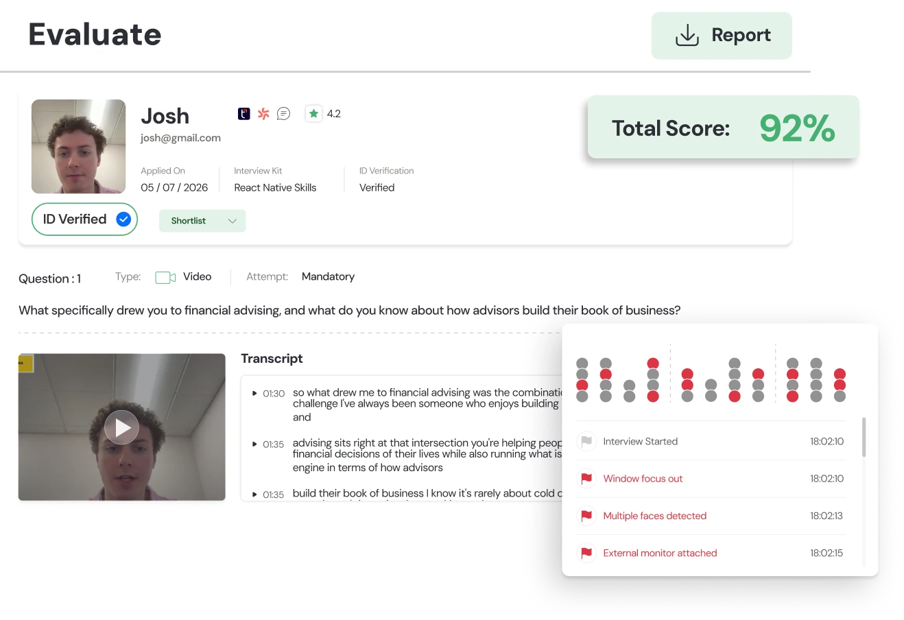 Pre-Hire Skill Assessments