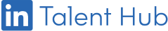 LinkedIn Talent Hub logo. Jobma integrates with LinkedIn Talent Hub to streamline the hiring and recruitment process.