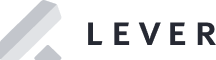 Lever logo. Jobma integrates with Lever to enhance the hiring process through AI-driven video interviews and seamless applicant tracking.