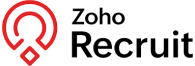 Zoho Recruit logo. Jobma integrates seamlessly with Zoho Recruit, a leading Applicant Tracking System (ATS), to enhance recruitment workflows and candidate evaluation.