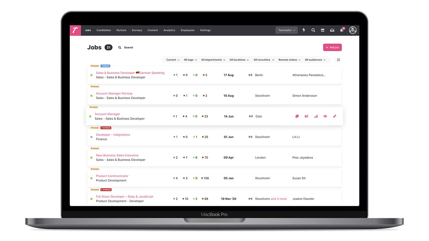 Jobma Integrates with Teamtailor