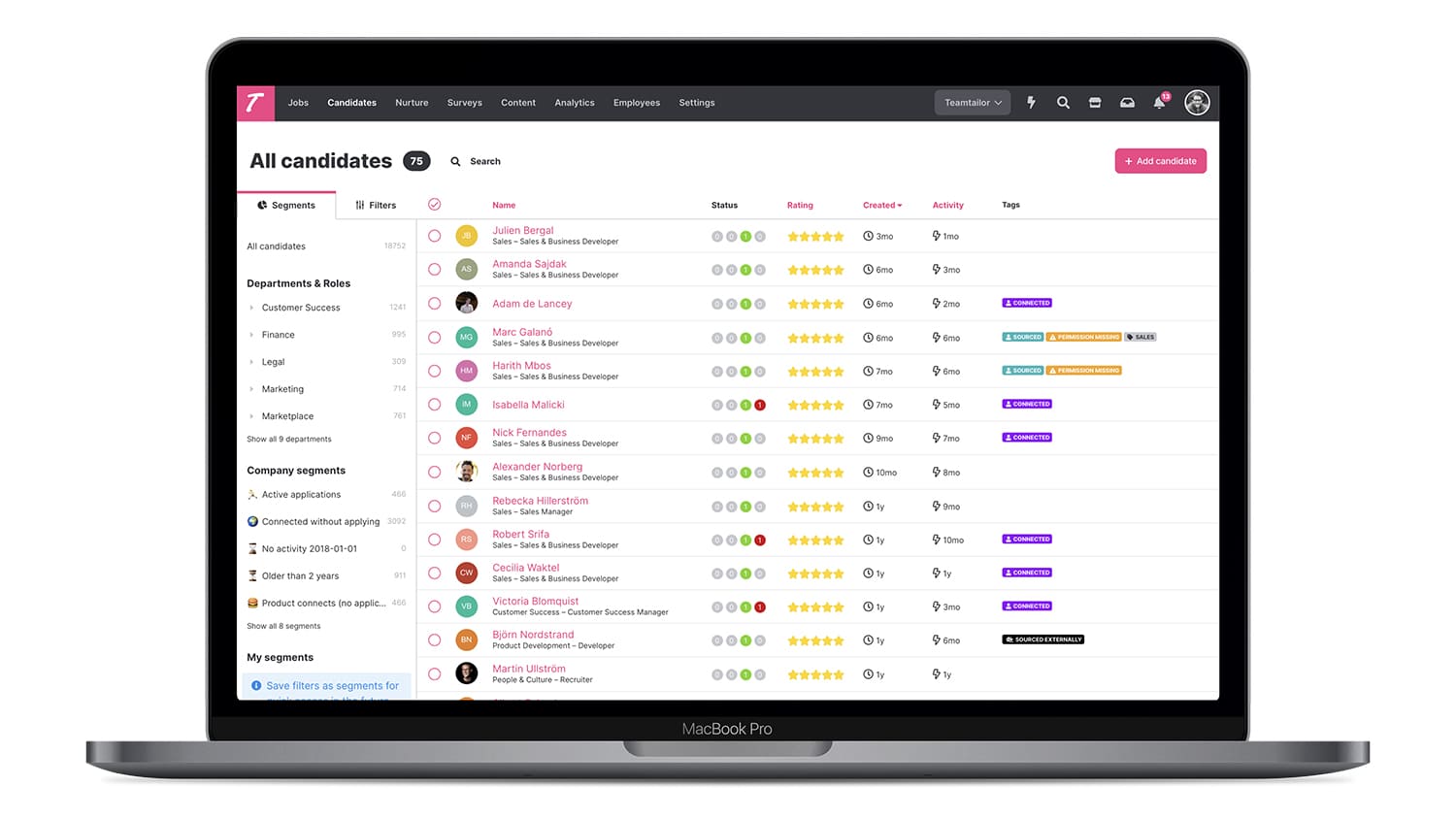 Jobma Integrates with Teamtailor